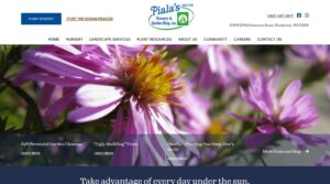A modern website redesign for Piala's Nursery & Garden Shop that showcases stunning landscaping projects, integrates an interactive plant directory, and creates a welcoming online experience for homeowners, businesses, and the local community.